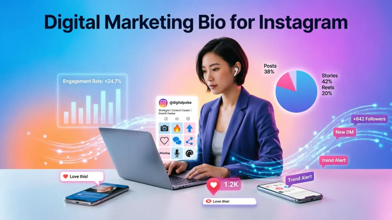Digital Marketing Bio for Instagram