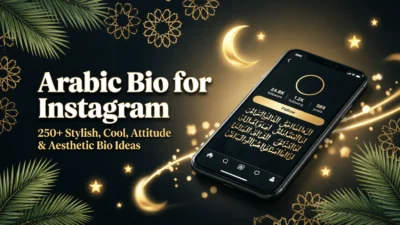 Arabic Bio for Instagram