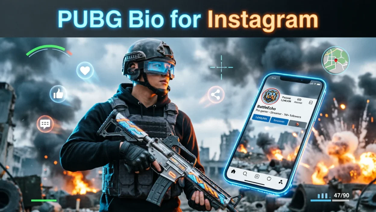 PUBG Bio for Instagram