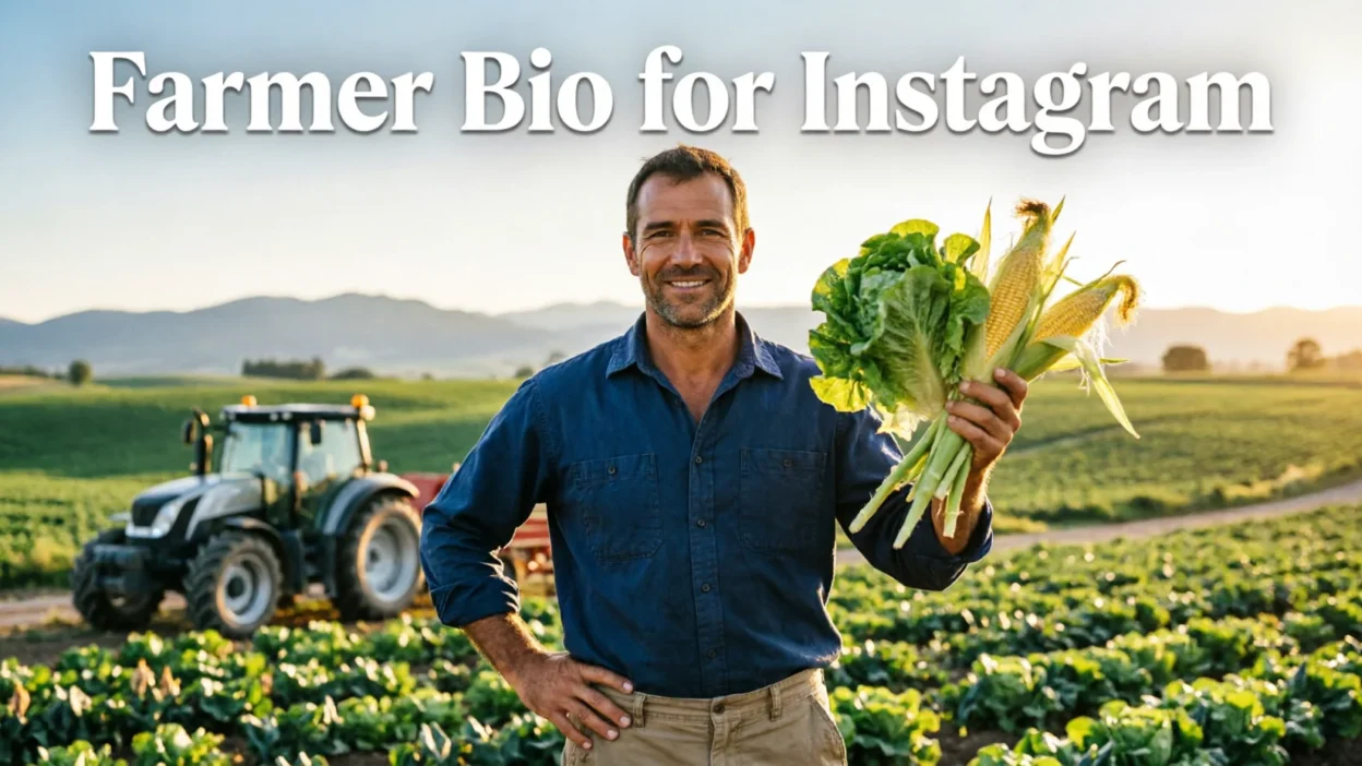 Farmer Bio for Instagram